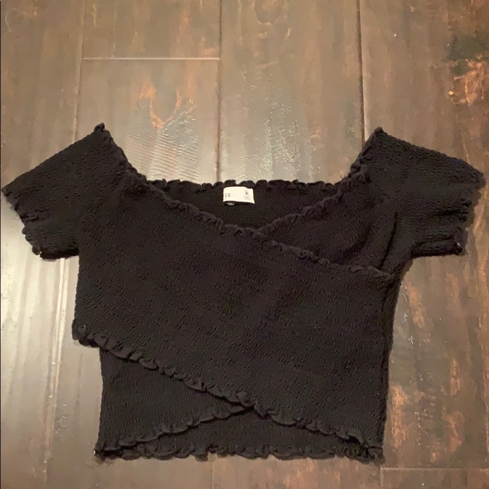 Hollister Off The Shoulder Crop Top